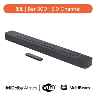 JBL 5.0 MultiBeam Soundbar - Wireless, 250 Watt, Black - with
