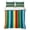 Green, variant on Full Quilt Set 78''x90'', Mexican Stripes Lightweight Bedspread Coverlet Set with 2 Pillow Shams, Colorful Striped Mexican Fiesta Theme Breathable All Season Quilt Bedding for Bedroom/Guest Room