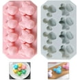 thumbnail image 1 of Silicone Candy Molds - 2PCS Silicone Baking Mold Mickey Minnie Cake Mold Silicone Molds Ice Cube Mold Chocolate Candy Mold DIY Handmade Tools, 1 of 7