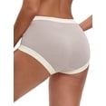 thumbnail image 3 of INSPIRE CHIC Women's Maternity Full Coverage Briefs Plus Size High Waisted Elasticity Invisible Panties XL Purple, 3 of 4