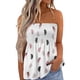thumbnail image 1 of Tops de tubo fruncidos para mujer,Tops de tubo fruncidos para mujer Top bandeau sin tirantes Ropa de mujer Diseñado con precisión, 1 of 6