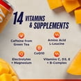 thumbnail image 6 of FITID ENERGY Mango Sorbet, 200mg Caffeine, 12-Pack, 12 fl oz, 6 of 7