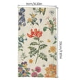 thumbnail image 4 of OUSITAID 100 Pcs Serviettes en Papier Fleur Rétro Serviette d'Invité Florale Réutilisable Serviette à Main Décorative pour Fête Dessert Dîner Serviettes Absorbantes Imprimé Fleur Aquarelle Vintage, 4 of 10