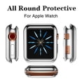 thumbnail image 4 of Funda para Apple Watch GEAK de 38 mm, paquete de 3 con protector de pantalla de TPU, 4 of 8