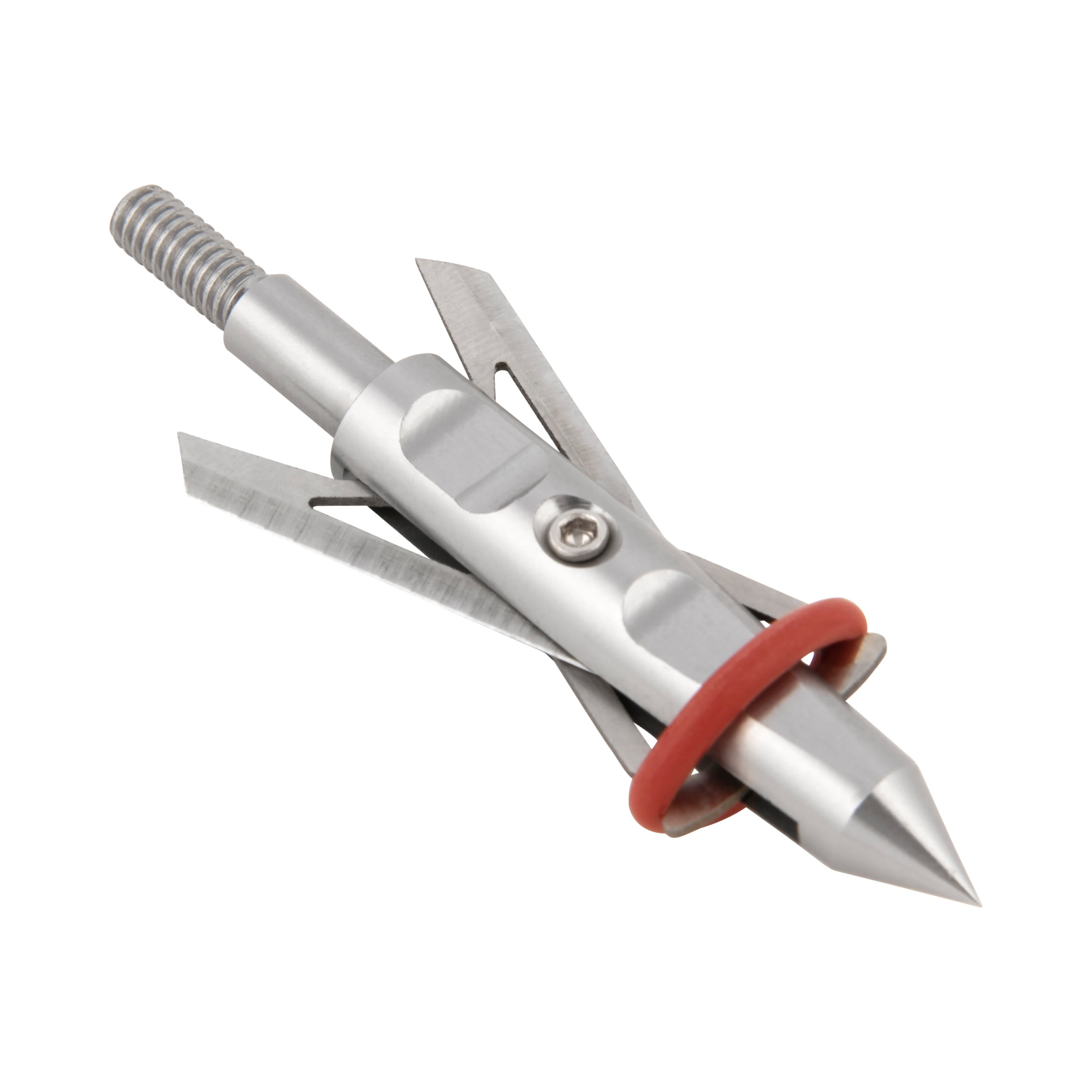 Stryke Vapor Rear Deploying 2-Blade Broadheads, 100-Grain, 3-Pack, Aluminum and Steel, 14786, Cool Gray