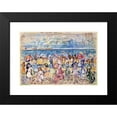 thumbnail image 2 of Maurice Prendergast 24x18 Black Modern Framed Museum Art Print Titled - Holiday in New England (ca. 1910-1911), 2 of 5