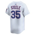 thumbnail image 3 of Men's Nike Justin Steele White Chicago Cubs Home Limited Player Jersey, 3 of 3