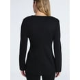 thumbnail image 3 of Scoop Women's and Women’s Plus Slim Fit Elongated Ponte Blazer, Sizes XS-4X, 3 of 6