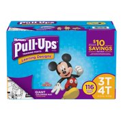 Refurbished Huggies Pull-Ups Learning Designs Training Pants for Boys Size 3T-4T 116 ct