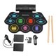 thumbnail image 1 of 9 Pads de Batería Electrónica de Color Juego de Pads de Práctica de Batería Portátil de Voz Externa Soporte BT 100‑240V Enchufe de Reino Unido, 1 of 10