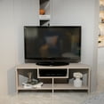 thumbnail image 2 of Decorotika Maldiv 47 in Wide Corner TV Stand Beige for TVs up to 55 in, 2 of 4