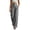 Gray, variant on Women Dress Pants Work Pants High Waist Pleated Wide Leg Solid Front Crease Straight Suit Trousers with Side Pockets for Business Casual Official,Beige,S-XXL