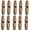 3cm-Light coffee single, variant on 10Pcs Single Hole Wooden Buttons Sewing Buttons Fasteners For Handmade Garment Bag Clothing Repair Sewing Project