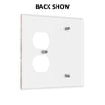 thumbnail image 2 of Colorful Leather Pattern Light Switch Cover Decorative Switch Plates and Outlet Covers Wall Plate for Electrical Kitchen Home Office Art Decor Standard Size, 2 of 4