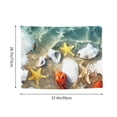 thumbnail image 6 of Kdxio Seashell On The Beach Wall Hanging Tapestries Banner For Bedroom College Dorm Home Living Room Party Decor 29X37 In, 6 of 8