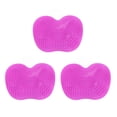 thumbnail image 2 of Maquillaje de Cepillo Limpio Almohadilla de DePuración, 3 Piezas de Cepillo de Maquillaje Materia Plegable Limpia para Salón de Belleza, 2 of 7