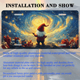 thumbnail image 3 of 1 Pcs 2D Flat License Plate Covers & Frames, Santa Dwarf Looking For Decorative Front, Waterproof For Decoration Aluminum License Plate Covers & Frames Cover For Men Women, 12" X 6", 3 of 7