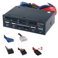 thumbnail image 2 of Hub USB 3.0 Multi-Fonction eSATA SATA Port Lecteur de Carte Interne PC Media Panneau avant Audio pour SD MS CF TF M2 MMC Cartes Mémoire, 2 of 8