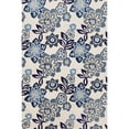thumbnail image 2 of Liora Manne Ravella Floral Blue Indoor/Outdoor Rug 24" x 36", 2 of 2