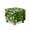Shamrock Ladybug Print Green, variant on SCRAWLGOD Cow Print White Black Footstool Slipcover, Stretch Square Stool Furniture Protector Footstool Cover with Elastic Bottom Foot Rest Covers