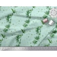 thumbnail image 3 of Soimoi Polyester Crepe Fabric Triangle & Leaves Print Sewing Fabric Yard 52 Inch Wide, 3 of 3