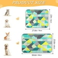 thumbnail image 3 of Pet Cooling Pad Foldable Self Cooling Mat Breathable Pet Cushion Sleep Pad for Dogs and Cats Triangle M, 3 of 9