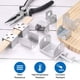 thumbnail image 4 of Uxcell 10Pcs Soporte en U para paneles de 0.67", 17x17x20mm Soportes metálicos en forma de U, 4 of 6