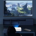 thumbnail image 1 of Projector Small Projector 1080P 100ANSI 6000LM Brightness HIFI Stereo Speaker Portable Projector with HD Multimedia Interface for Home Outdoor, 1 of 7