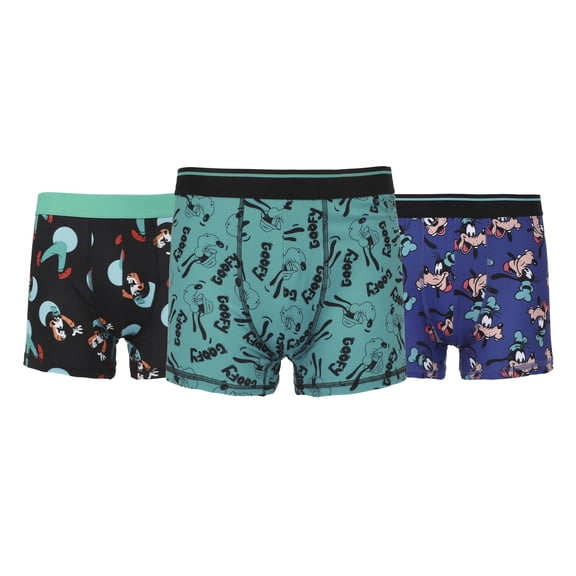 Disney Classic Characters Goofy Print Men's 3-Pack Boxer Briefs -XXL
