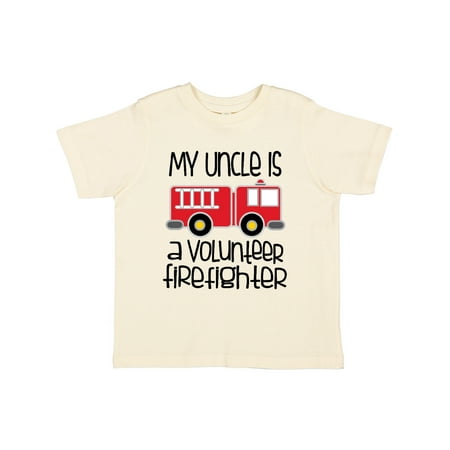 

Inktastic Volunteer Firefighter Uncle Gift Toddler Boy or Toddler Girl T-Shirt