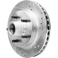 thumbnail image 3 of Detroit Axle - Front Brake Rotors for Chevrolet GMC C1500 Suburban Savana Express 1500 Tahoe Yukon Drilled & Slotted Disc Brakes Rotors Replacement, 3 of 7