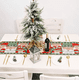 thumbnail image 5 of Caminos Mesa Manteles Bordado Navideños VERDE Santa Claus, 5 of 5