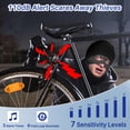 thumbnail image 2 of Alarma para bicicleta Cruxer recargable por USB con soporte, alarma eléctrica para bicicleta con con, 2 of 6