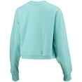 thumbnail image 3 of Women's League Collegiate Wear Light Blue Clemson Tigers Corded Timber Cropped Pullover Sweatshirt, 3 of 3