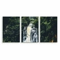 thumbnail image 2 of IDEA4WALL 3 Piece Nature Canvas Wall Art Waterfall in Forest Canvas Prints Modern Home Wall Decor, 16"x24", 2 of 5