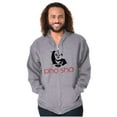 thumbnail image 5 of Funny Food Noodle Pun Pho Sho Panda Zip Up Hoodie Men's Women's Brisco Brands S, 5 of 6
