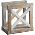 thumbnail image 5 of Barnyard Designs Farmhouse Napkin Holder for Table - Vintage Rustic Distressed Wooden Napkin Holder Dispenser for Kitchen, 5.5" x 5.5" (White/Brown), 5 of 5