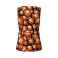 thumbnail image 5 of Xecao Vintage Basketball print women's scoop neck, loose-fit workout tank tops for the gym., 5 of 9