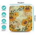 thumbnail image 5 of Washable Rubber Sunflower Cute Floral Dish Drying Mats for Kitchen Counter Home Large Coffee Bar Pad Accessories and Decor for Utensils Stemware 16''x18'', 5 of 7