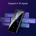 thumbnail image 2 of Bluetooth 5.0 Lossless MP3 Player HiFi Portable Audio Player With FM Radio E-Book Voice Recorder MP3 Music Player, 2 of 10