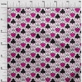 thumbnail image 3 of oneOone Rayon Dark Magenta Fabric Poker Card Sewing Craft Projects Fabric Prints By Yard 56 Inch Wide, 3 of 4