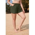 thumbnail image 3 of Zeagoo Women's Plus Size Swim Shorts Quick Dry Beach Boardshorts Swimwear Bottom Trunks with Pockets, 3 of 5