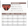 thumbnail image 3 of Panties for Women,Seamless T-Back Breathable Leakproof Underwear for Daily Comfort and All Season Wear,Womens Underwear,Black,2XL, 3 of 4