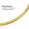 thumbnail image 4 of PATIKIL 2 Inch Round Metal Floral Hoop, 2 Pcs Gold Wreath Macrame Frame for Wedding Geometric Decor Party Wall Hanging, Gold Tone, 4 of 5