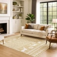 thumbnail image 7 of Addison Rugs Mayfield Premium Machine Washable Transitional Holiday Gold Rectangle Rug, 3' x 5', 7 of 7