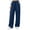 #07 Navy 【Mix, Match & Rotate: Stock Up on Daily Colors】, variant on Baggy Cargo Pants for Women, Elastic Drawstring Waist Solid Casual Pants with Multi Pockets, Lounge Jogging Work Wear | VerBelle,Army Green L