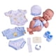 thumbnail image 2 of 8 piece Layette Baby Doll Gift Set | JC Toys - La Newborn Nursery | 14" Life-Like Smiling Doll w/ Accessories | Blue | Ages 2+, 2 of 5