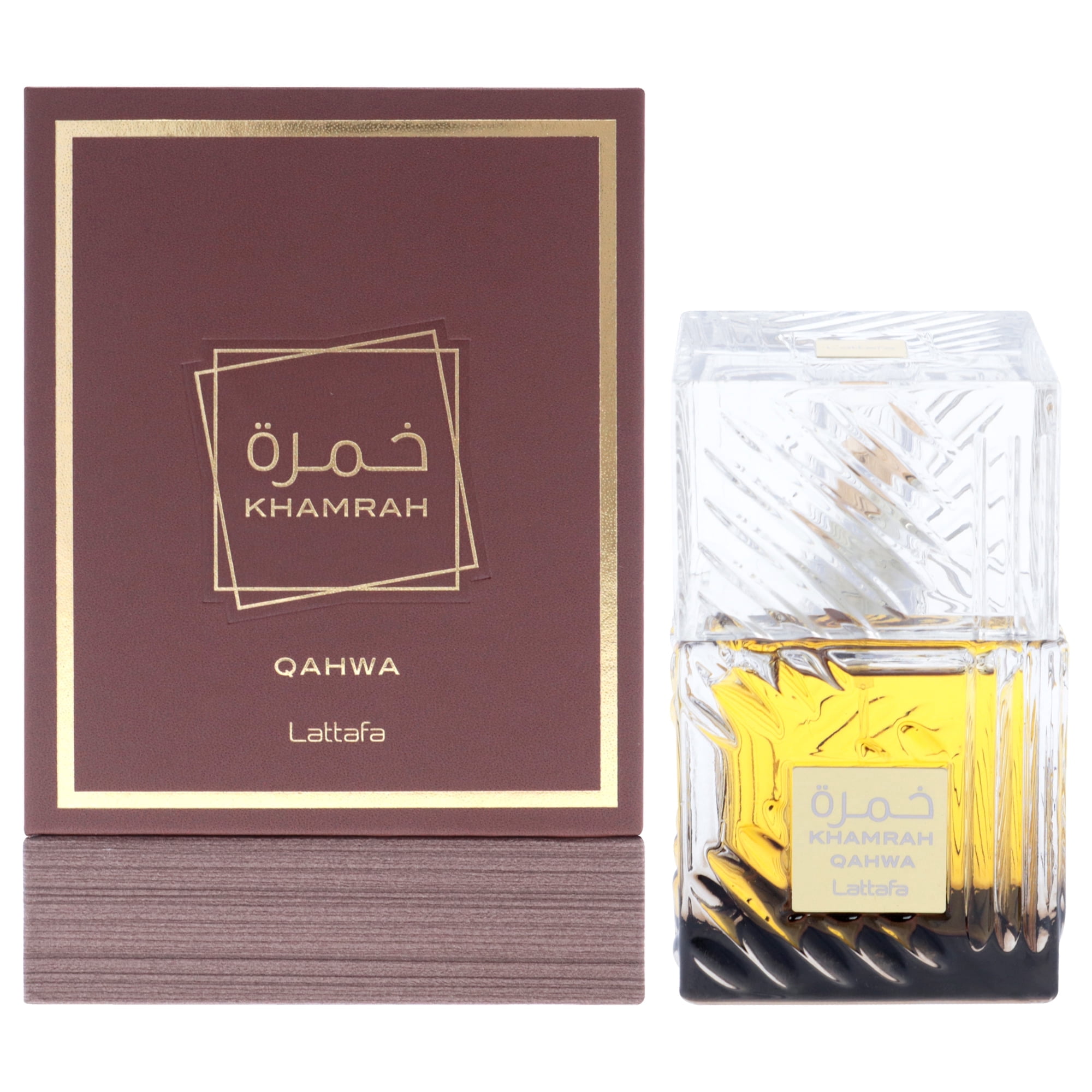 Lattafa Khamrah Qahwa Perfume, 3.4 oz EDP Spray, Cinnamon, Vanilla