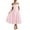 Pink #21, variant on QIJIE Cocktail Dresses for Women's Elegant Off Shoulder Short Sleeve Swing A Line Wedding Evening Party Midi Dress Black S