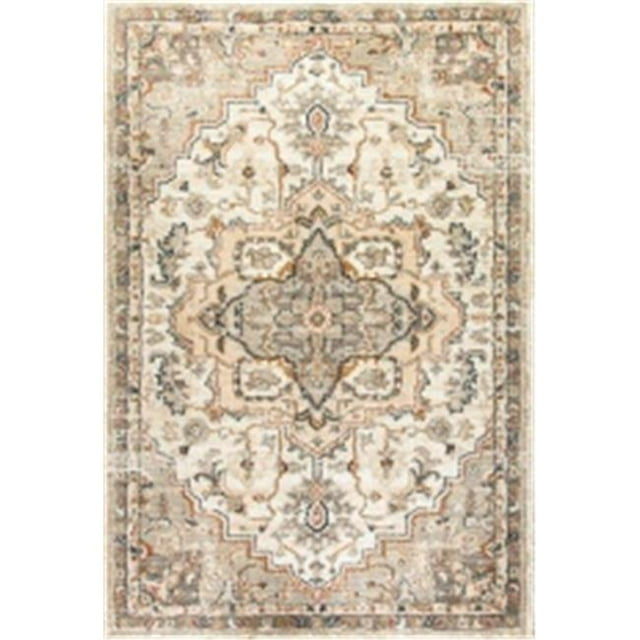 Dynamic Rugs EV464770100 Tapis Evolution, Beige - 3.11 x 5.7 Po.